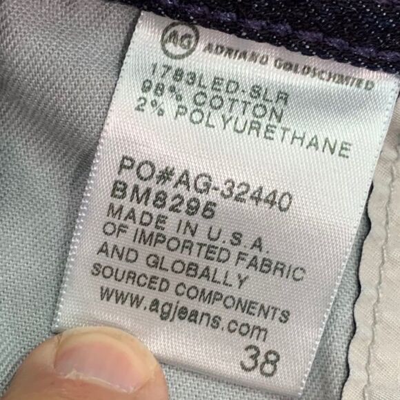 AG the Tellis Modern Slim Fit Jeans. Dark Wash 38 - Picture 9 of 9